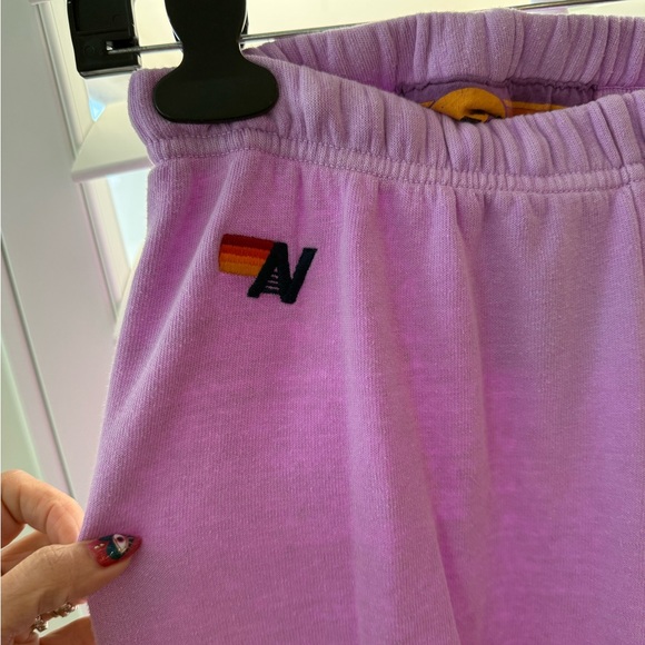 Aviator Nation Purple & Pink Set with Pink lightning bolt, Size Small - Picture 7 of 14